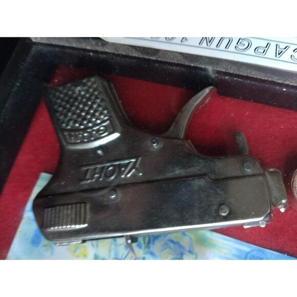 Japanese Cap Gun By YACHT 1958 Framed Excellent Condition - Picture 11 of 13